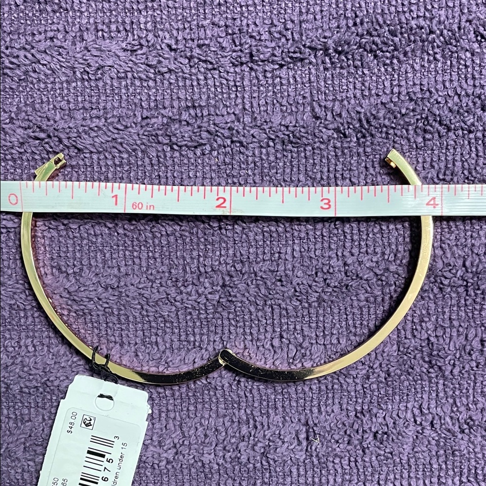 Givenchy ROSE GOLD Crystal Bangle Bracelet - Picture 6 of 6